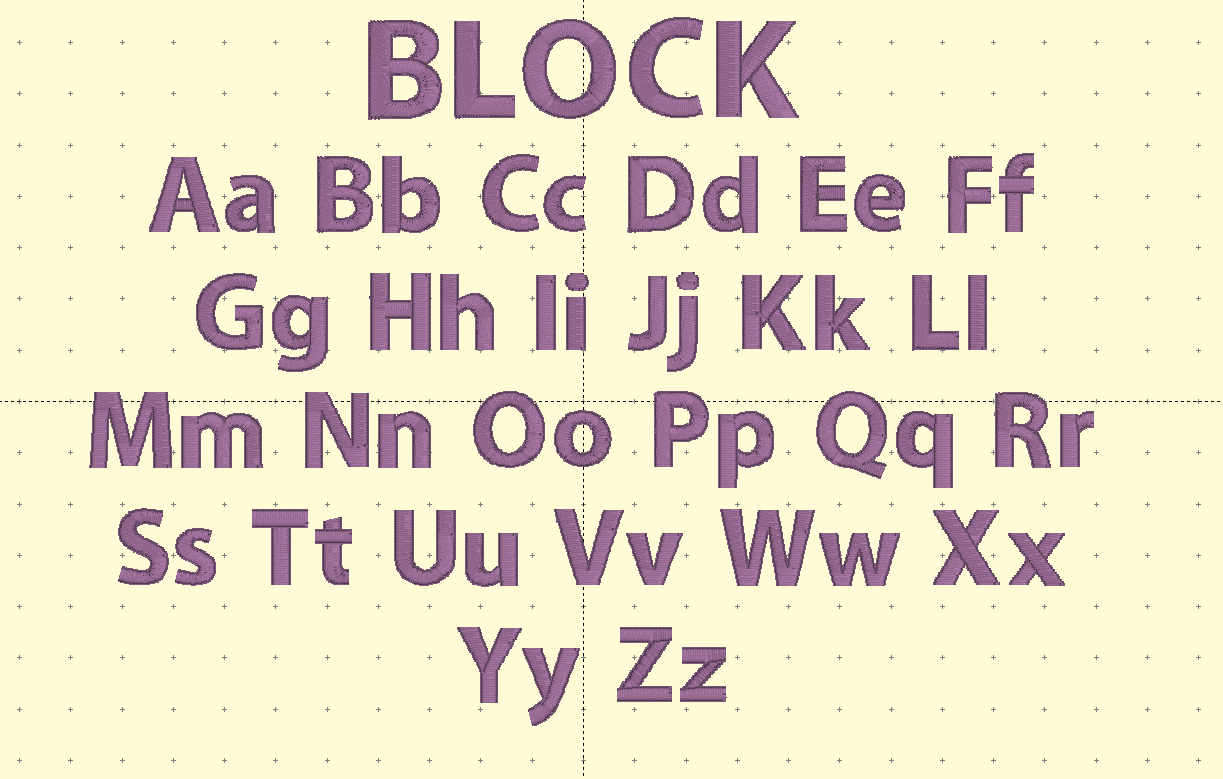 Embroidery Fonts - SELECT YOUR FONT HERE