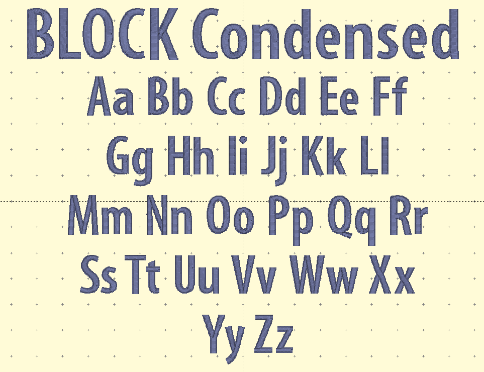 Embroidery Fonts - SELECT YOUR FONT HERE