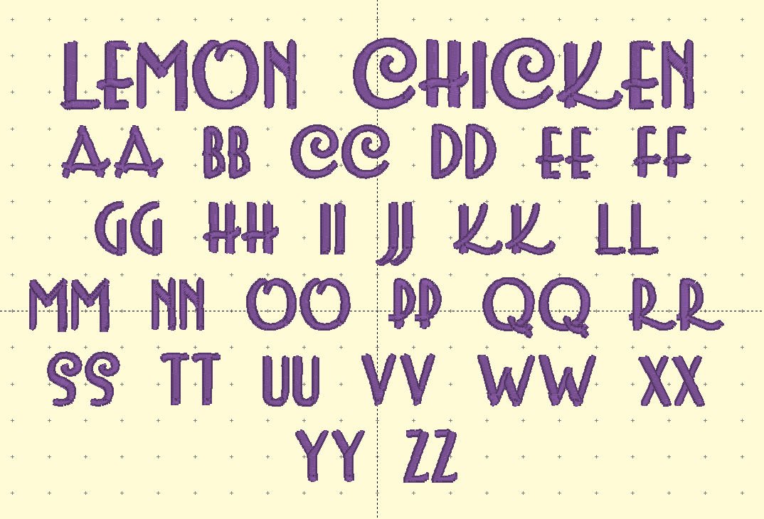 Embroidery Fonts - SELECT YOUR FONT HERE