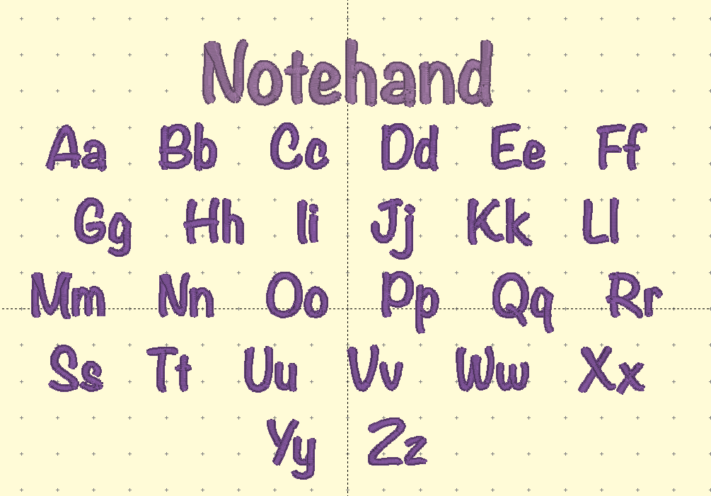 Embroidery Fonts - SELECT YOUR FONT HERE