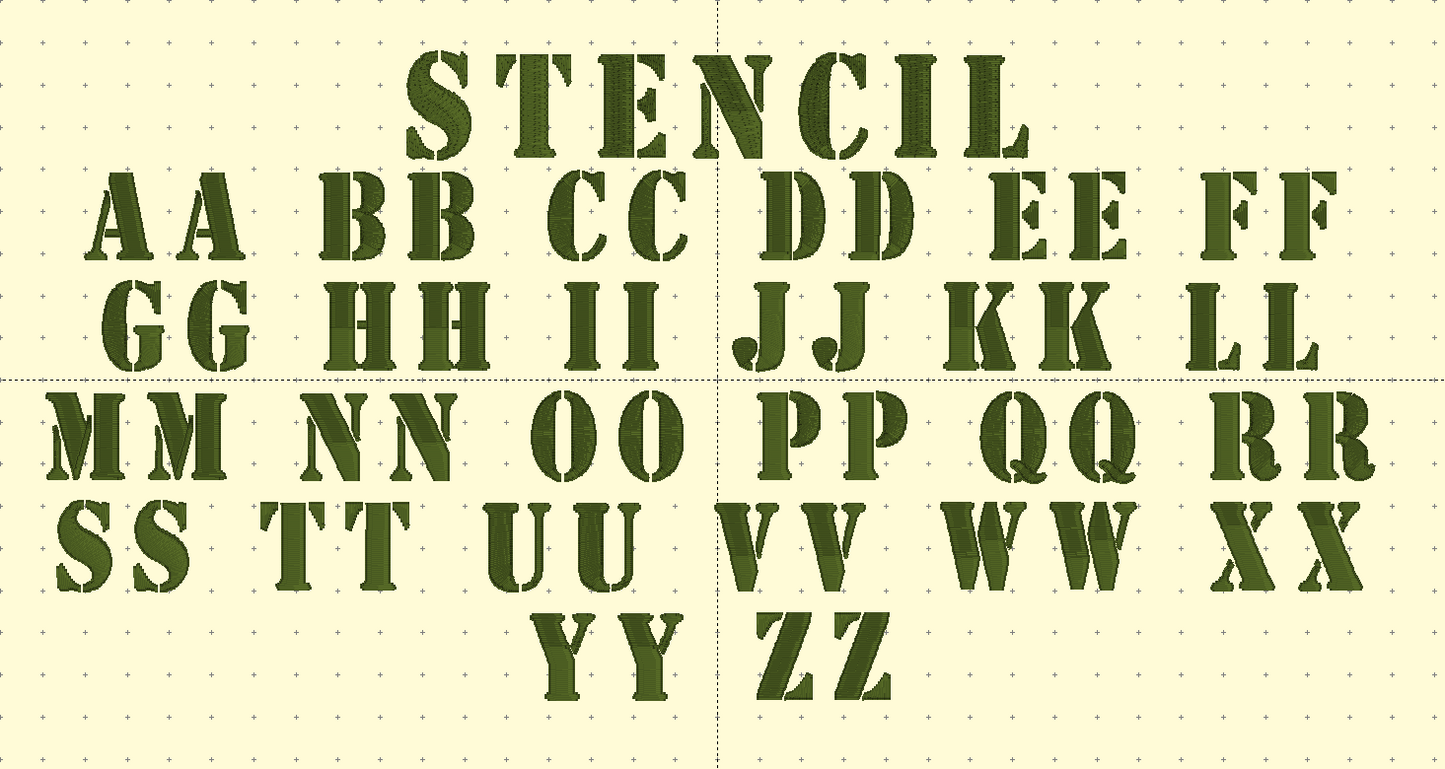 Embroidery Fonts - SELECT YOUR FONT HERE