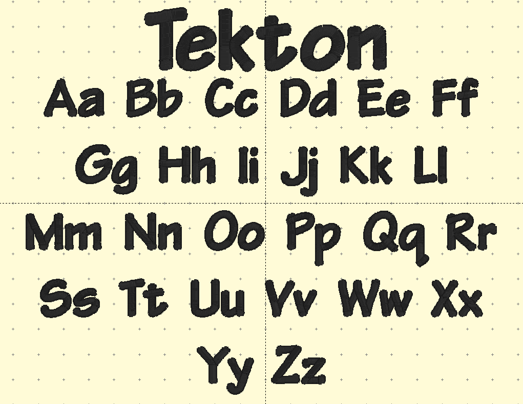 Embroidery Fonts - SELECT YOUR FONT HERE