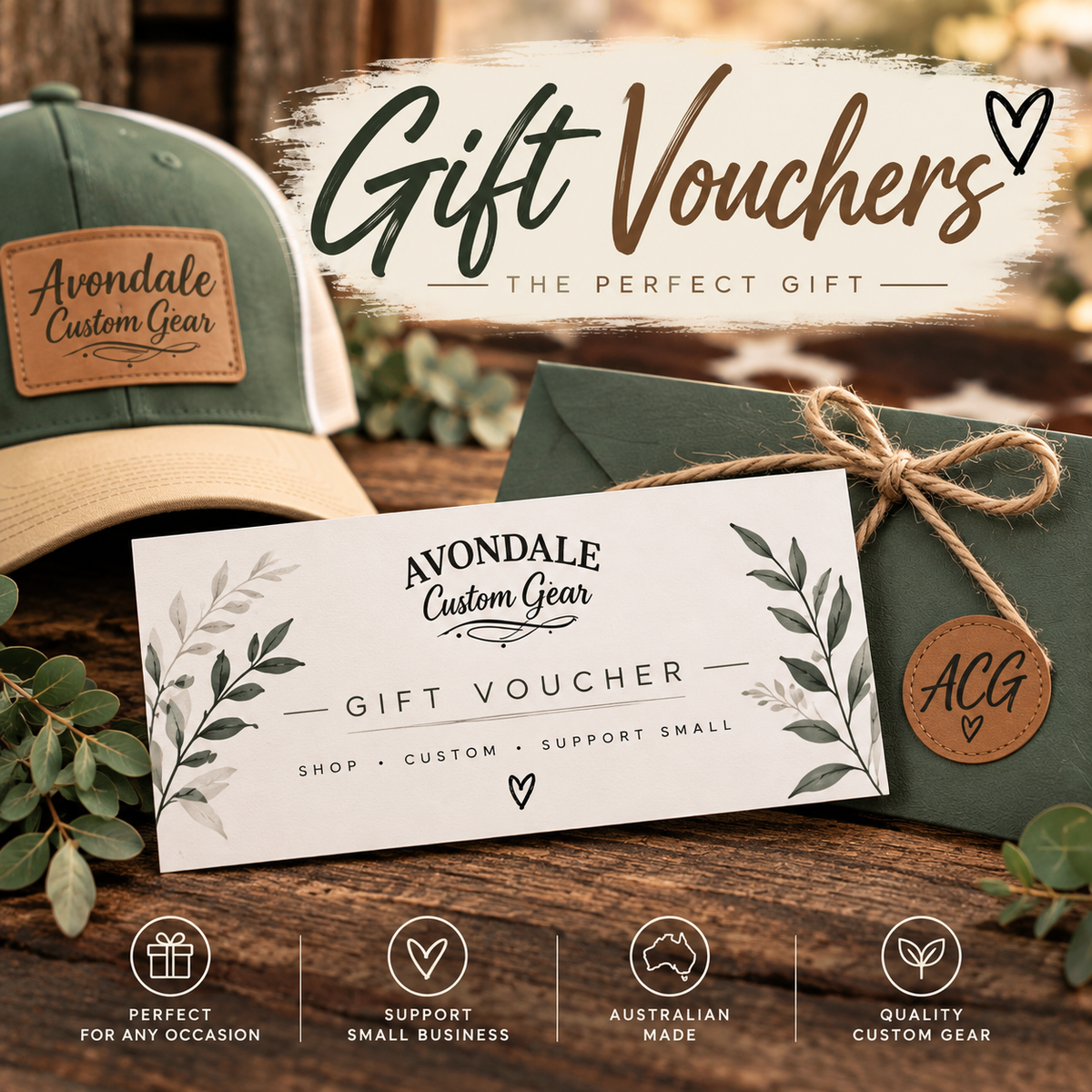 Gift Voucher: Starting at $20