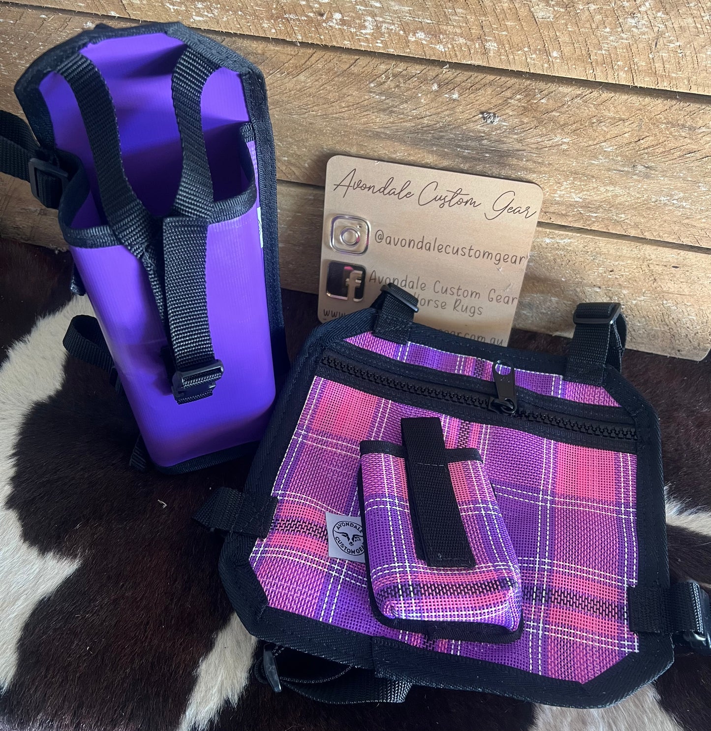 Stockman’s UHF Pouch & MESH Water bottle holster set