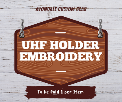UHF Holder Embroidery