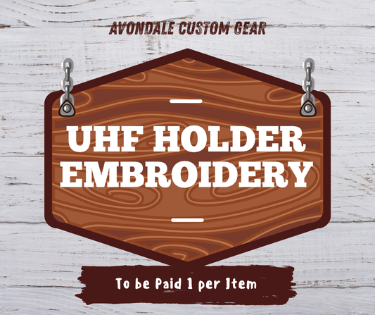 UHF Holder Embroidery