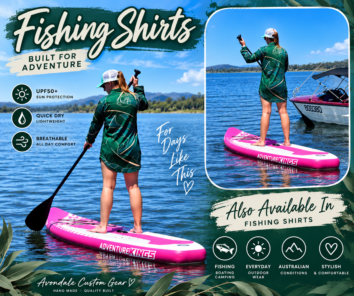 "Dallas" Fishing Dress & Fishing Shirts