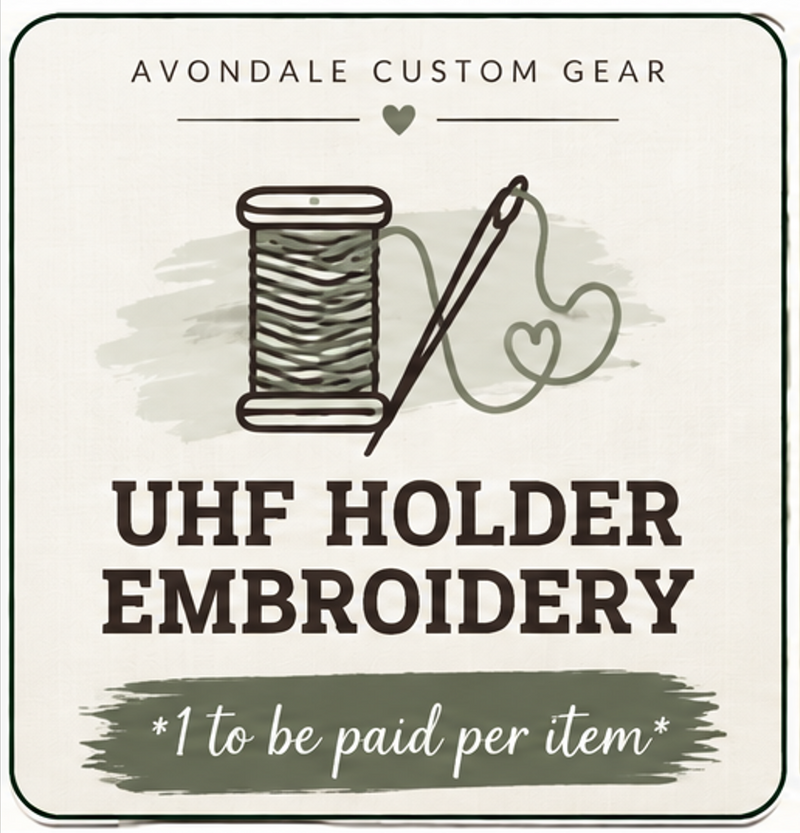 UHF Holder Embroidery