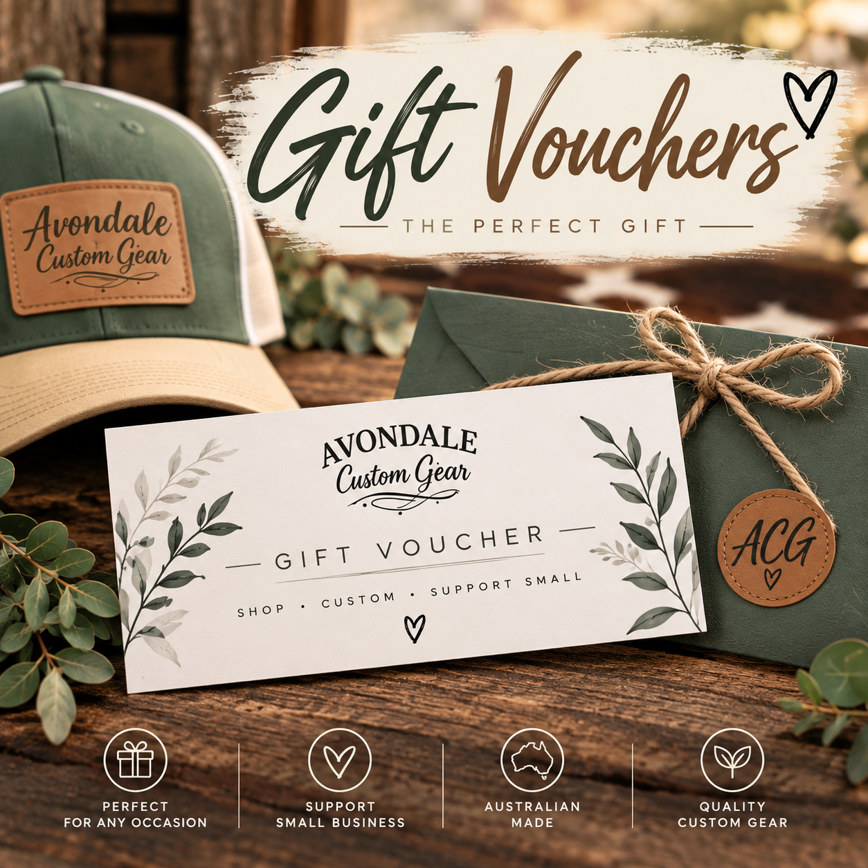 Gift Voucher: Starting at $20